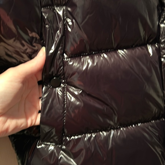 🔥💣NWT Calvin Klein High Shine Black Nylon Puffer Coat Jacket Unisex Sz S Men’s - Picture 9 of 16